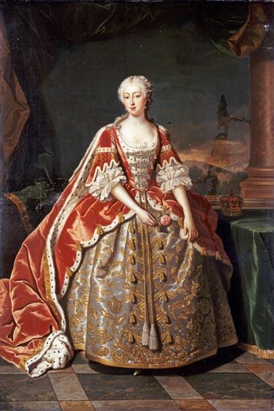 Portrait of Augusta of Saxe-Gotha